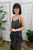 Tucked Away Tank Top - Ash Black