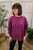 Snuggle Season Sweatshirt - Eggplant