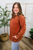Everyday Delight Pullover - Rust
