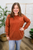 Everyday Delight Pullover - Rust