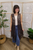 Just Be Yourself Vest - Brown