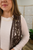Just Be Yourself Vest - Brown