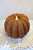 Chunky Grunge Pumpkin LED Candle