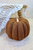 Chunky Grunge Pumpkin LED Candle
