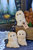 Primitive Ghost Ornaments - Set of 3