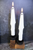 10" Set of 2 Ghost Taper Candles