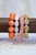 Somewhere Sunny Bracelet Set - Orange