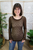 Barely There Lace Top - Brown