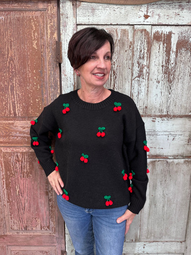 Cherry On Top Sweater *FINAL SALE* - The Shabby Tree