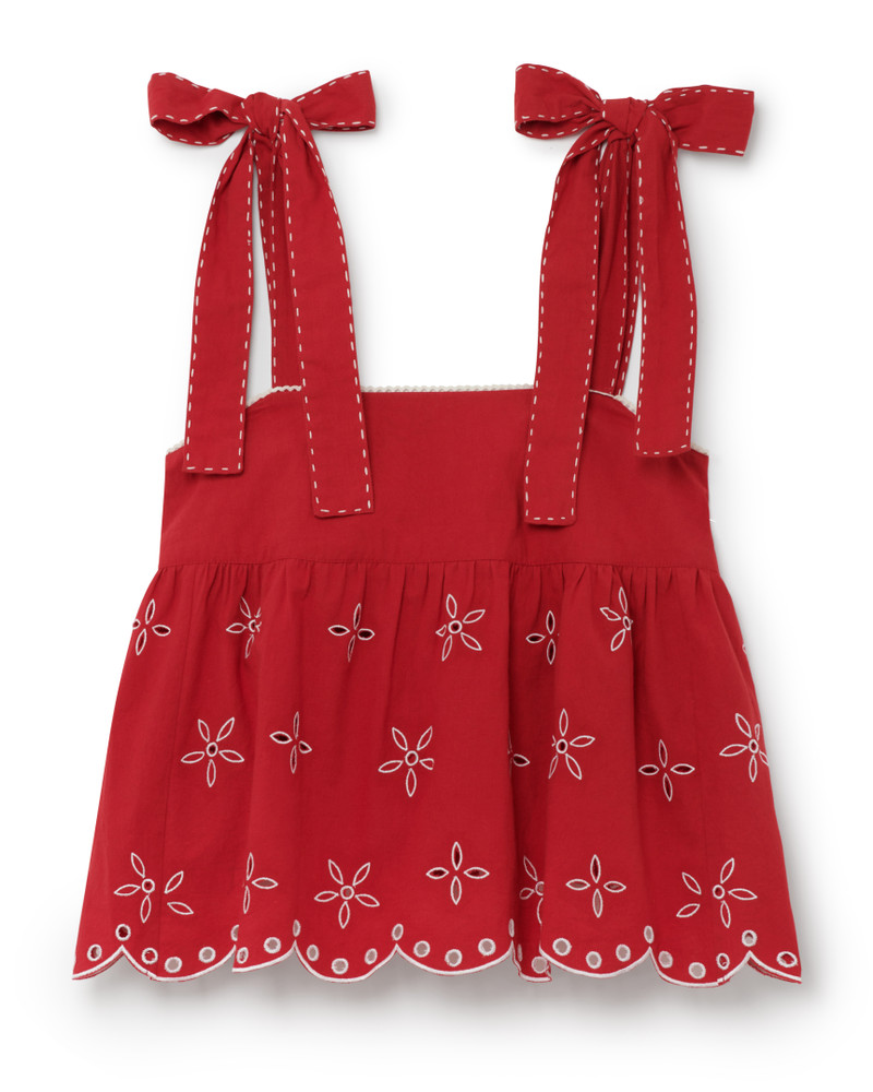 Bows red cami