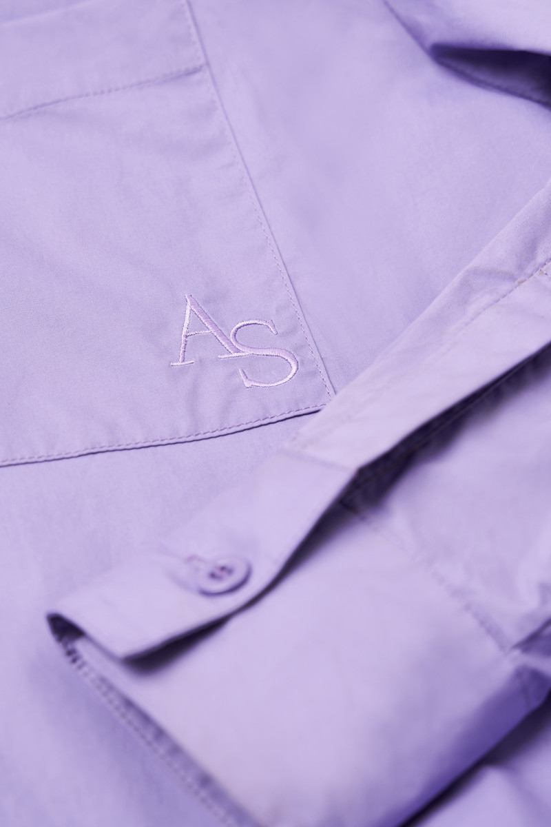 Lilac, Oversized, Shirt, Poplin, Button up Front, Co Ord, Two Piece
