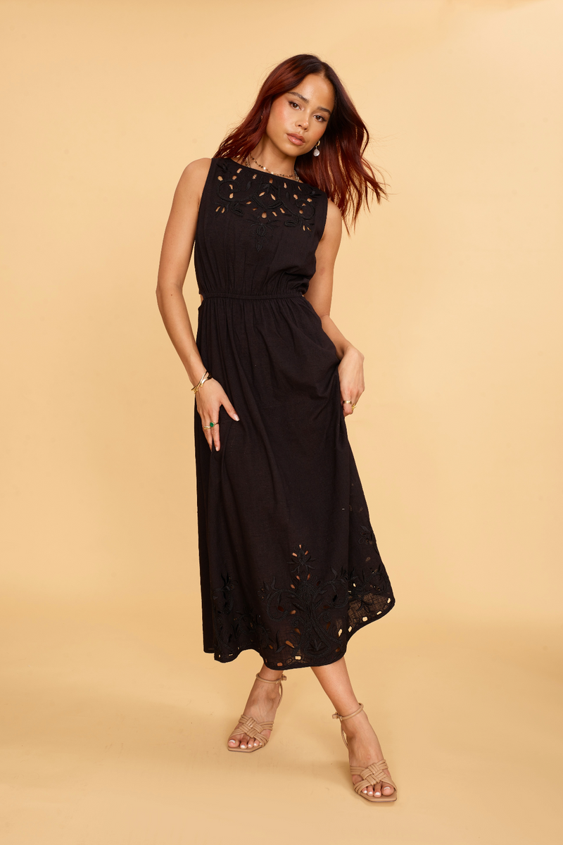 DREWEE - BLACK, Midi Dresses