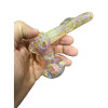 6” GOLD FUMED HAMMER BUBBLER SB-7009