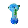 GLASS 2.5” FANCY HAND PIPE SB-277