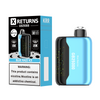 X RETURNS GB25000 DISPOSABLE VAPE | 25000 PUFFS | 5% NICOTINE | DISPLAY OF 5