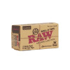 RAW CLASSIC KING SIZE WIDE CONNOISSEUR MASTERPEICE ROLL W/ FLAT TIPS 24CT BOX