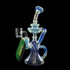 HUNKS SMOKE PREMIUM 8IN SILVER FUMED RECYLCER [HF604]