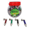 BLAZEY DIAMOND CUT METAL PIPE 72CT JAR [GT-063CA-2]
