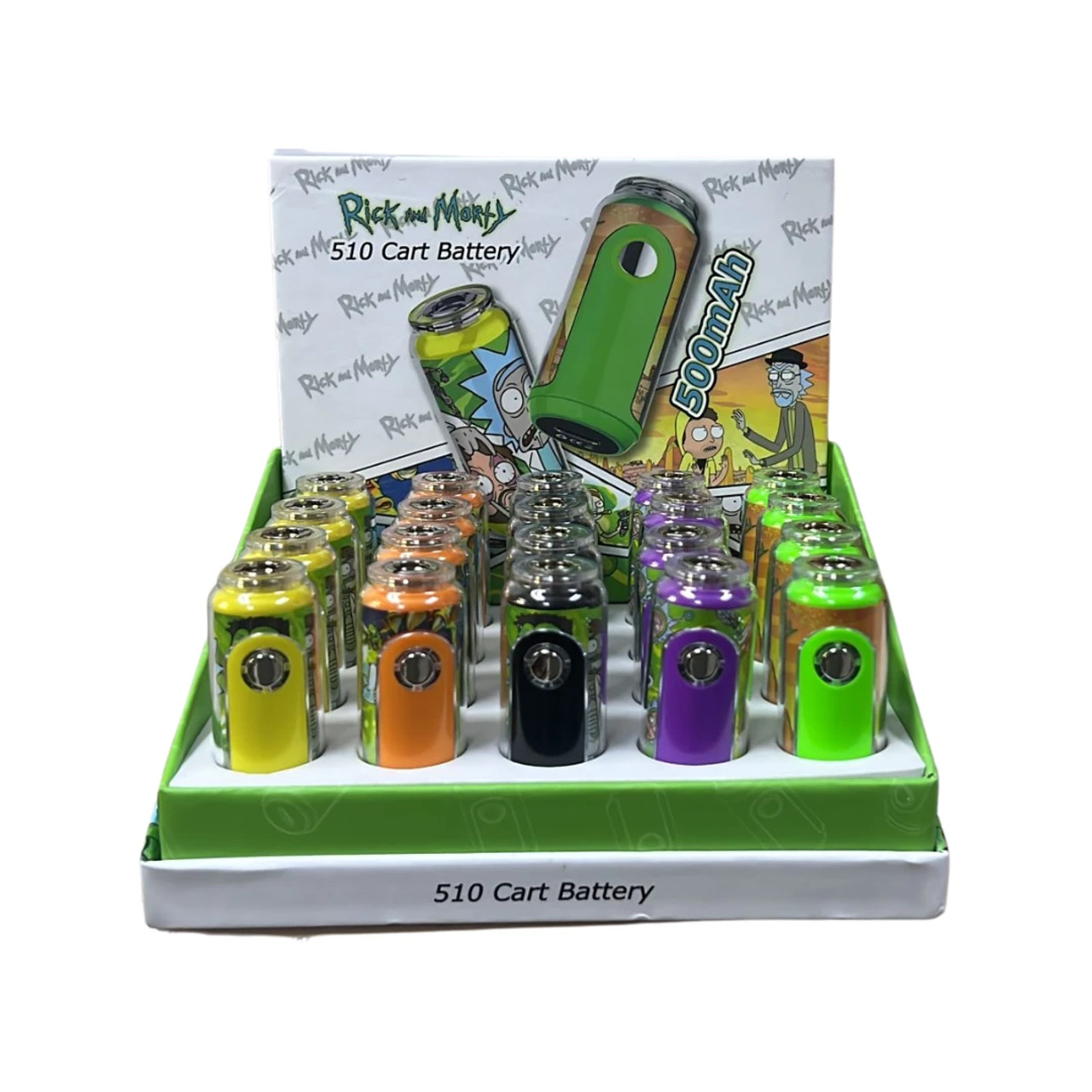 510 CART BATTERY COOKIES/BACKWOOD/RICK AND MORTY 20CT BOX