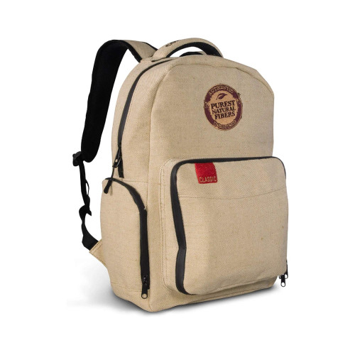 RAW BACKPACK BURLAP BAG CREAM