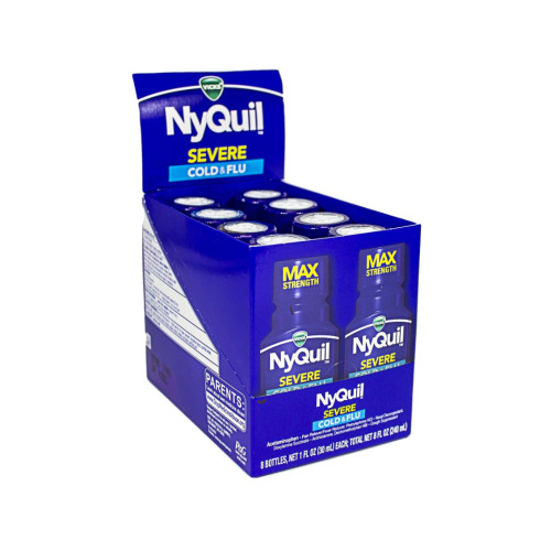 NYQUIL BOTTLE DISPAY 1OZ 8CT