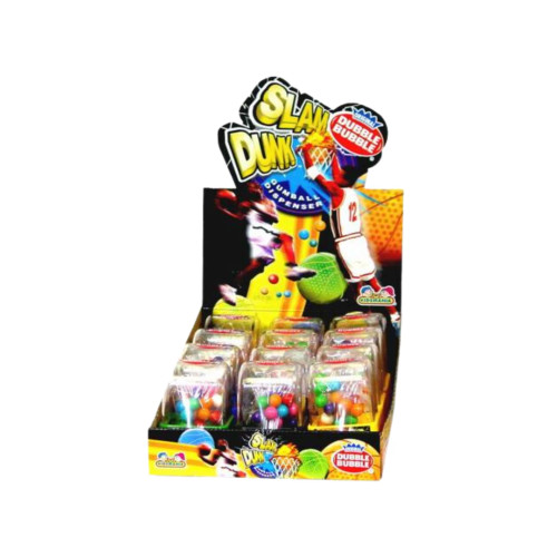 KIDSMANIA NOVELTY SLAM DUNK BUBBLE GUM FILLED 12CT