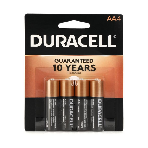 DURACELL COPPERTOP AA 4PK BATTERY