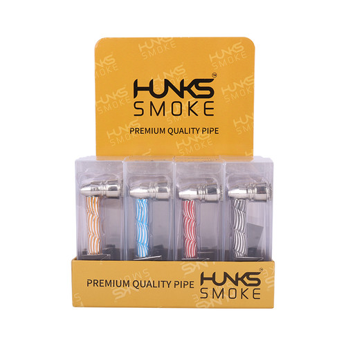 HUNKS SMOKE PREMIUM PIPE SET DISPLAY 20CT GT-657