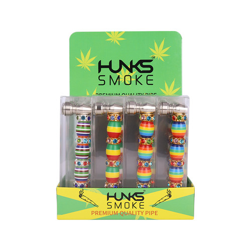 HUNKS SMOKE PREMIUM PIPE SET DISPLAY 20CT GT-075