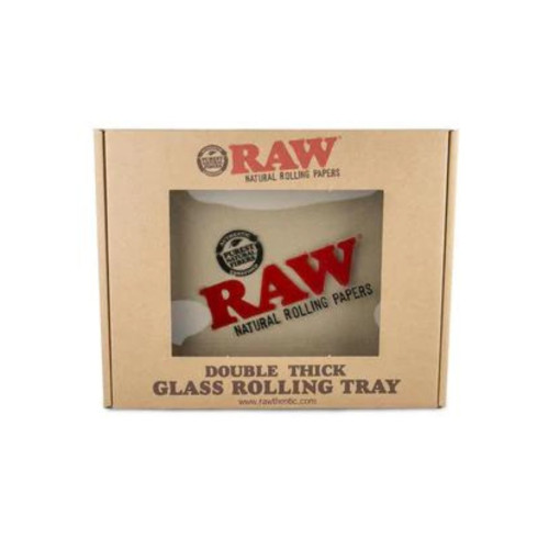 RAW DOUBLE THICK GLASS TRAY