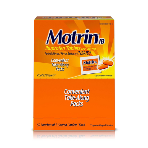 MOTRIN CAPLETS LOOSE 50CT