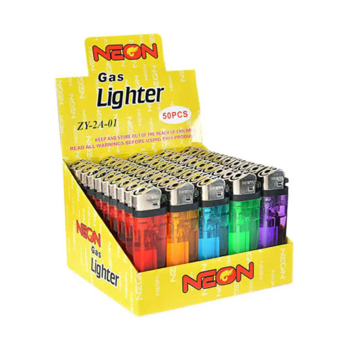 GREEN LIFE NEON LIGHTER 50CT