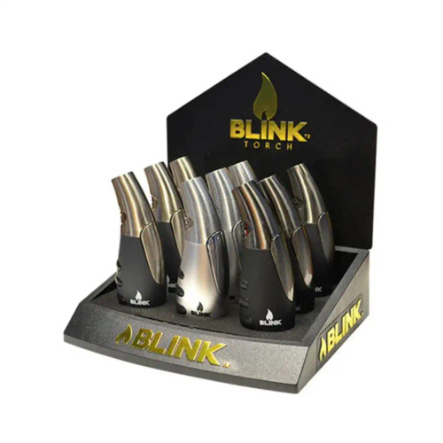 BLINK DECO ONYX SINGLE FLAME TORCH 9CT
