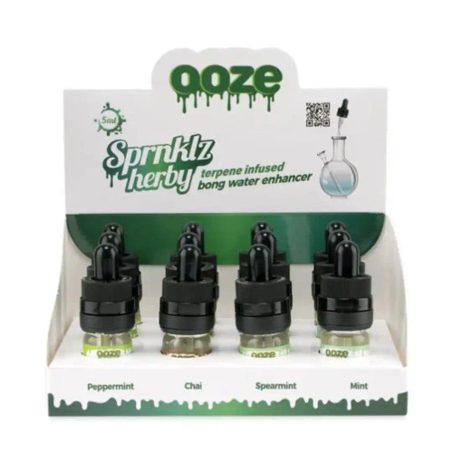 OOZE SPRNKLZ TERPENE INFUSED BONG WATER ENHANCER 5ML 12CT- HERBY