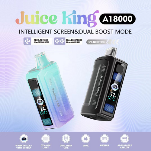 Juice King A18000 Disposable Vape - 18000 Puffs - 5% Nicotine