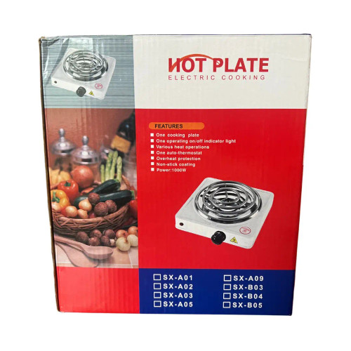 SINGLE ELECTRIC HOT PLATE T01 1000W
