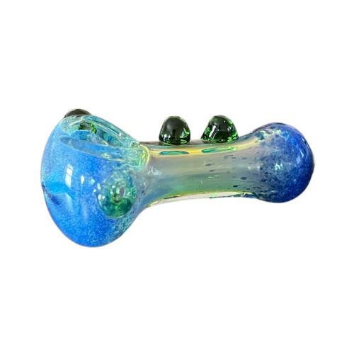 GLASS 2.5” FANCY HAND PIPE SB-277