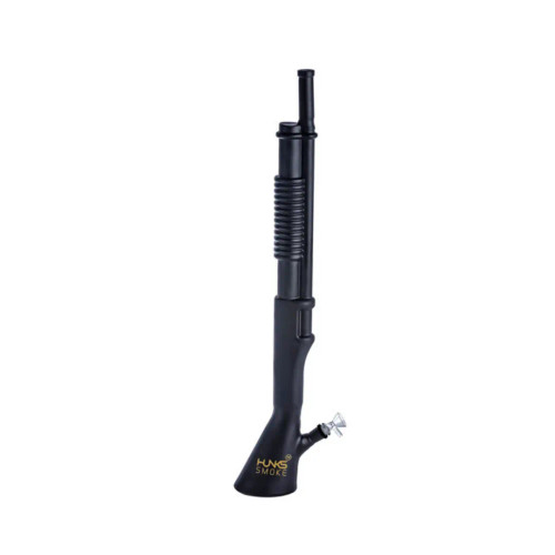 HUNKS SMOKE SHOTGUN BONG W/ STAND BLACK COLOR