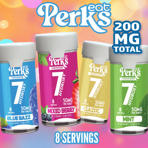 EAT PERKS 200MG 7-HYDROXY KRATOM TABLETS