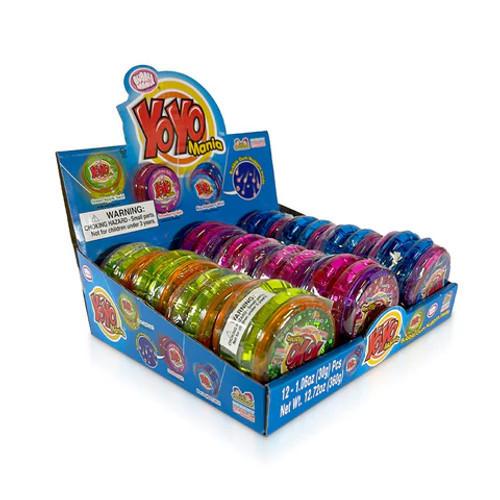 KIDSMANIA YO YO MANIA 12CT CANDY DISPLAY