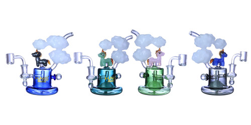 HUNKS SMOKE 7IN WATER PIPE [WPE-970]