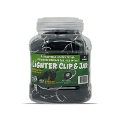 WEEZ 3D ANIMAL LIGHTER LEASH W/ SILICONE JAR 24CT