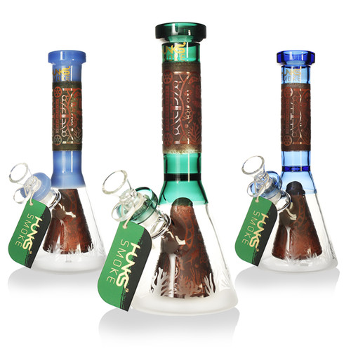 HUNKS SMOKE PREMIUM 10.5IN WATER PIPE [WP355]