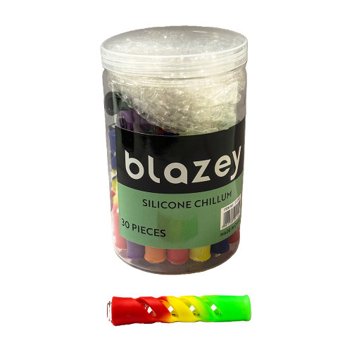 BLAZEY SILICONE CHILLUM 30CT JAR [GT-224F]