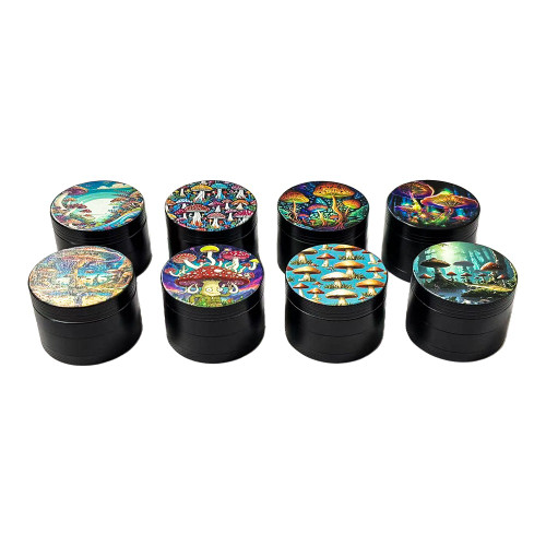 BLAZEY 50MM-4 GRINDERS 8CT DISPLAY [GT-003CZ]