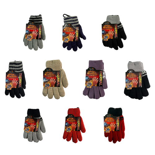 HEAT TRENDZ HEAT ZONE THERMAL GLOVES 12CT