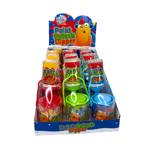 KIDS BOOM PAINT SPLASH DIPPER 12CT CANDY DISPLAY
