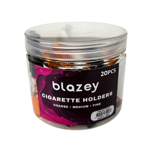 BLAZEY CIGARETTE HOLDER 20PC JAR [TFB-02]