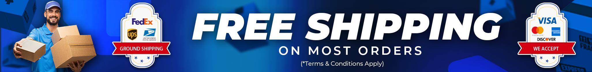 Free Shipping On Most Orders