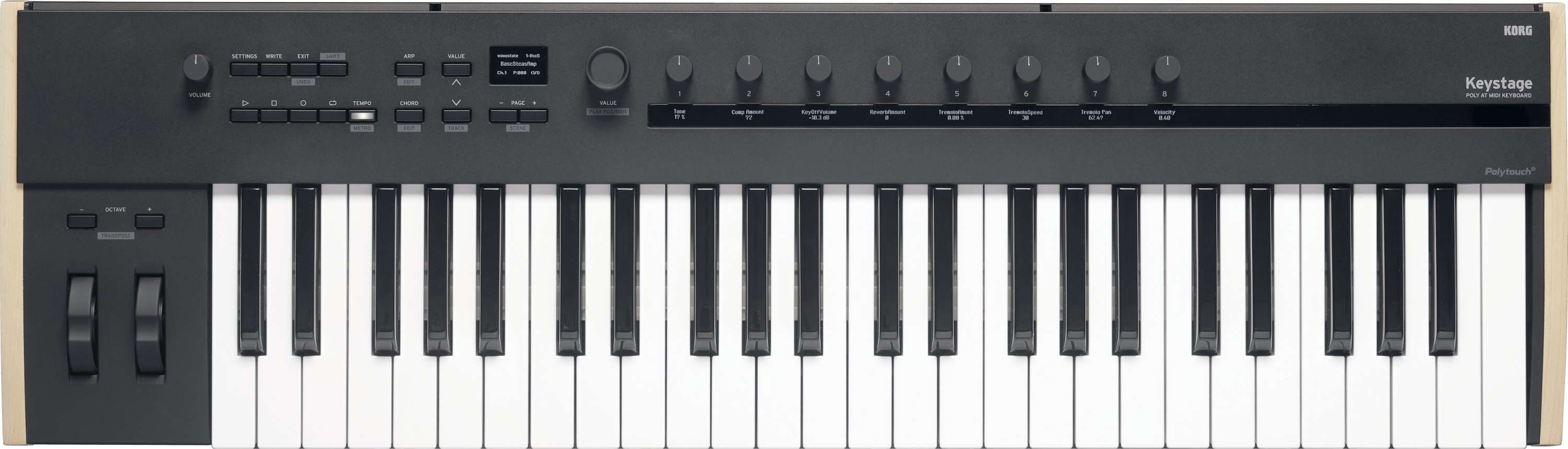 Korg Keystage 49 MIDI Controller Keyboard - KEYSTAGE-49-keystage49_top.jpg